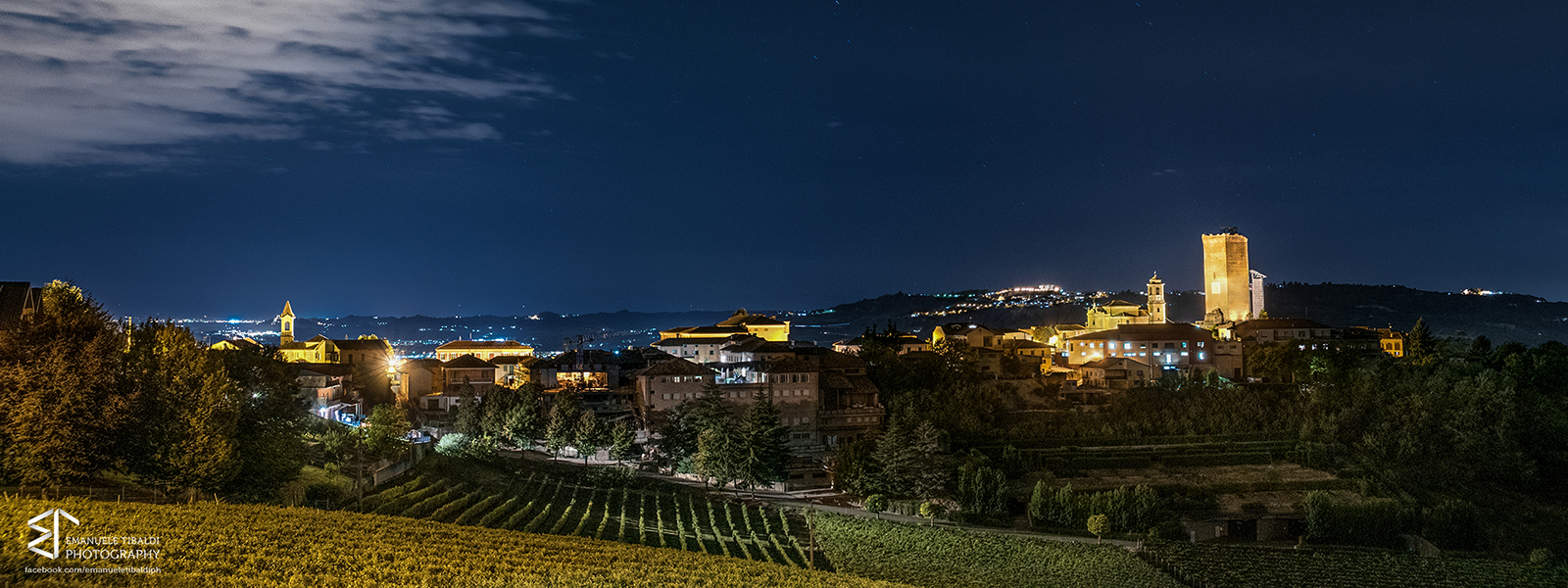 Barbaresco (Cuneo) notturna