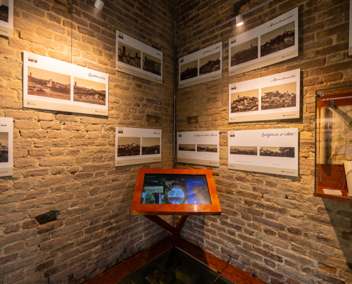 Interno Museo cavazza nella Torre di Barbaresco
